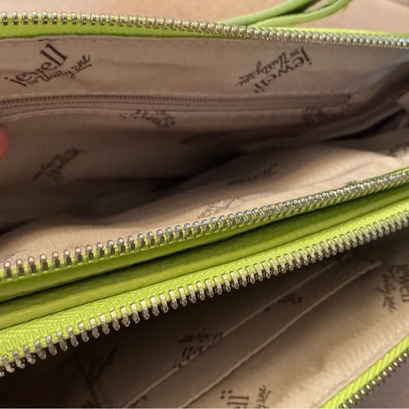THIRTY-ONE Jewell Street Style Lime Green Citrus Pebble Purse, Brand New! - Picture 3 of 4